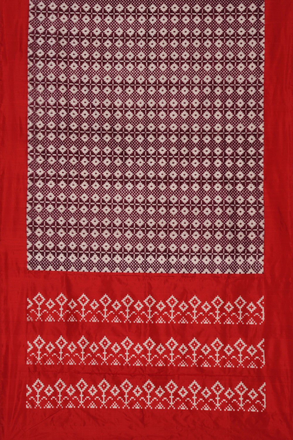 Image of Pochampally Ikat Silk Saree